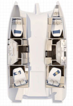 Fountaine Pajot New 41 Quatuor 3 „Acamar“ – fotka 26