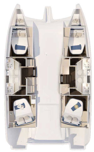 Fountaine Pajot New 41 Quatuor 4 „Pepper“ – fotka 13