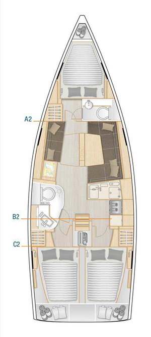 Hanse 388 „Daydream“ – fotka 33