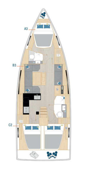 Hanse 410 „Mare Sol“ – fotka 39