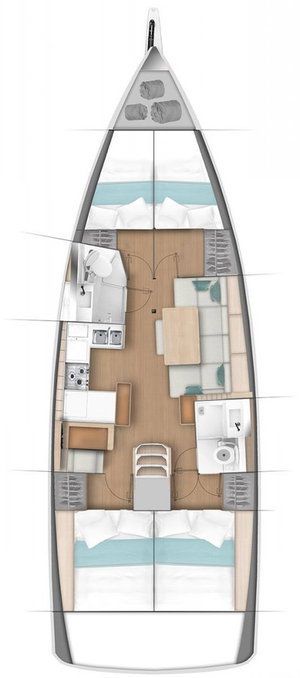 Sun Odyssey 440 „Sweet Dreams“ – fotka 10