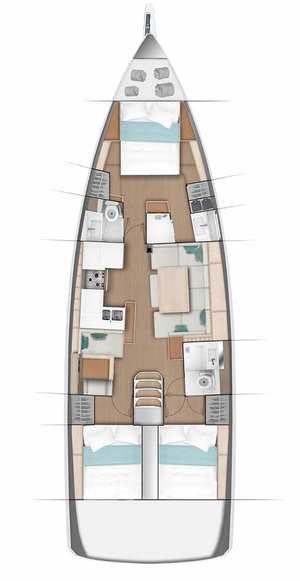 Sun Odyssey 490 „La Vita e Bella“ – fotka 18