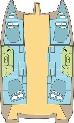Fountaine Pajot New 41 Quatuor 2 „MEME PAS PEUR III“ – fotka 7